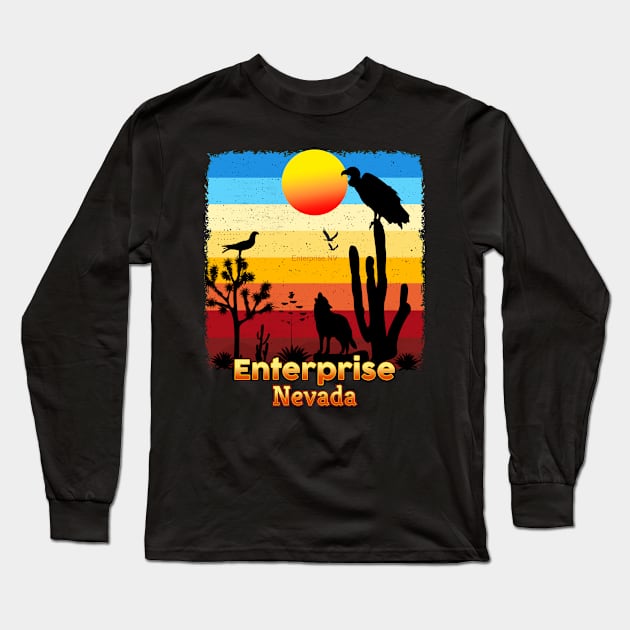 Enterprise Long Sleeve T-Shirt by SunsetParadise